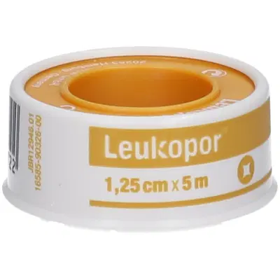 CEROTTO IN ROCCHETTO LEUKOPOR IPOALLERGENICO TESSUTO NON TESSUTO BIANCO 1,25X500 CM CEROTTO IN ROCCHETTO LEUKOPOR IPOALLERGENICO TESSUTO NON TESSUTO BIANCO 1,25X500 CM