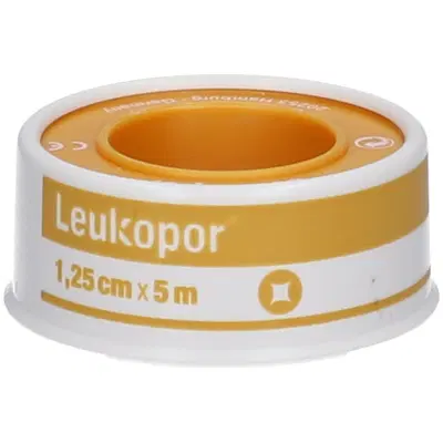 CEROTTO IN ROCCHETTO LEUKOPOR IPOALLERGENICO TESSUTO NON TESSUTO BIANCO 1,25X500 CM CEROTTO IN ROCCHETTO LEUKOPOR IPOALLERGENICO TESSUTO NON TESSUTO BIANCO 1,25X500 CM