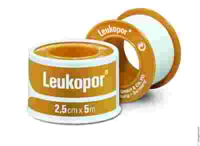 CEROTTO IN ROCCHETTO LEUKOPOR IPOALLERGENICO TESSUTO NON TESSUTO BIANCO 2,5X500 CM