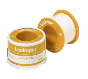 CEROTTO IN ROCCHETTO LEUKOPOR IPOALLERGENICO TESSUTO NON TESSUTO BIANCO 2,5X500 CM CEROTTO IN ROCCHETTO LEUKOPOR IPOALLERGENICO TESSUTO NON TESSUTO BIANCO 2,5X500 CM