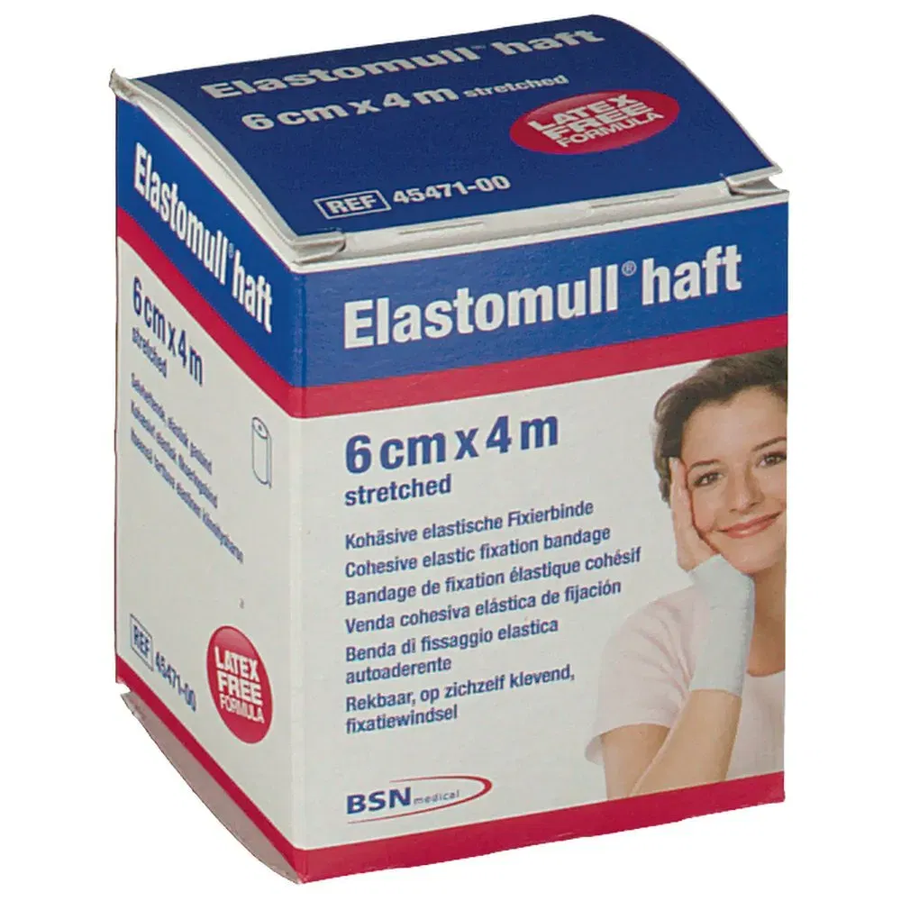 Benda elastica autoadesiva Elastomull Haft 6x400cm compressione forte