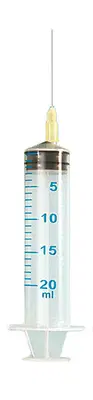 SIRINGA PLASTICA AGO ECCENTRICO GAUGE1 20ML SIRINGA PLASTICA AGO ECCENTRICO GAUGE1 20ML