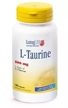 LONGLIFE L-TAURINE 500 MG 100 CAPSULE DI GELATINA DA 6,2 G