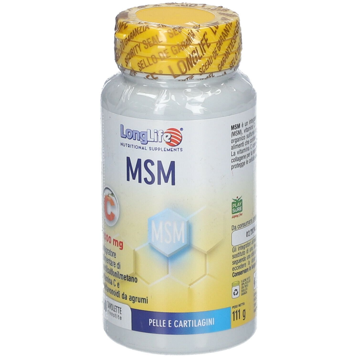 Longlife Msm 1000 Mg 60 Tavolette