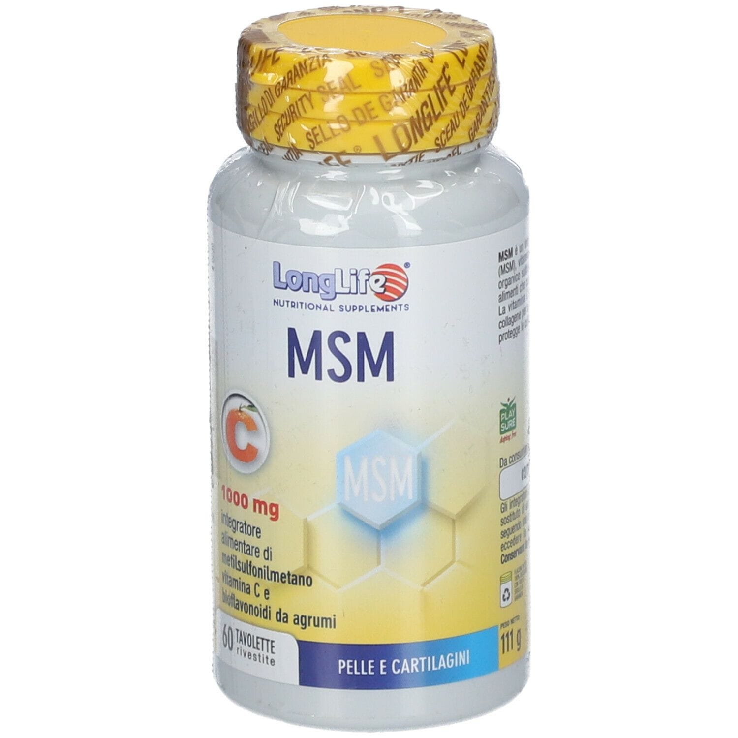 LONGLIFE MSM 1000 MG 60 TAVOLETTE