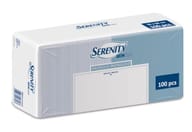 Bavaglie monouso Serenity 38x54 cm con tasca, 100 pezzi