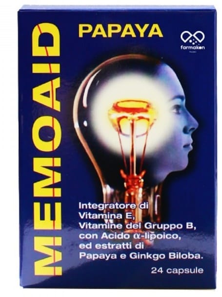 Integratore Memoaid per memoria e concentrazione, 24 capsule