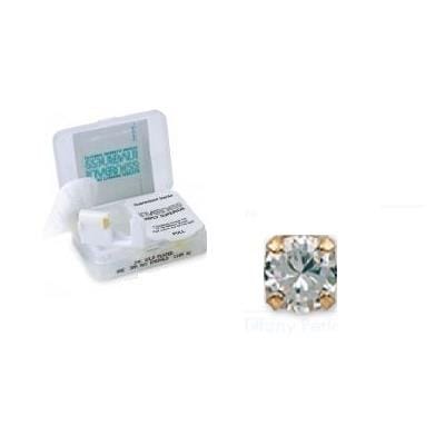 Orecchini Inverness zircone cubico 3mm per foratura auricolare
