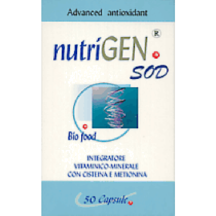 Integratore Nutrigen SOD antiossidante, 50 capsule