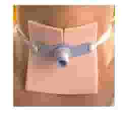 Medicazione Allevyn Tracheostomy non aderente 9x9cm, 10 pz