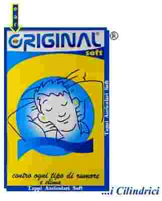 EAR ORIGINAL PLUGS SOFT NEW 2 PEZZI CLASSIC TAPPI AURICOLARI IN FORMA CLASSICA CILINDRICA