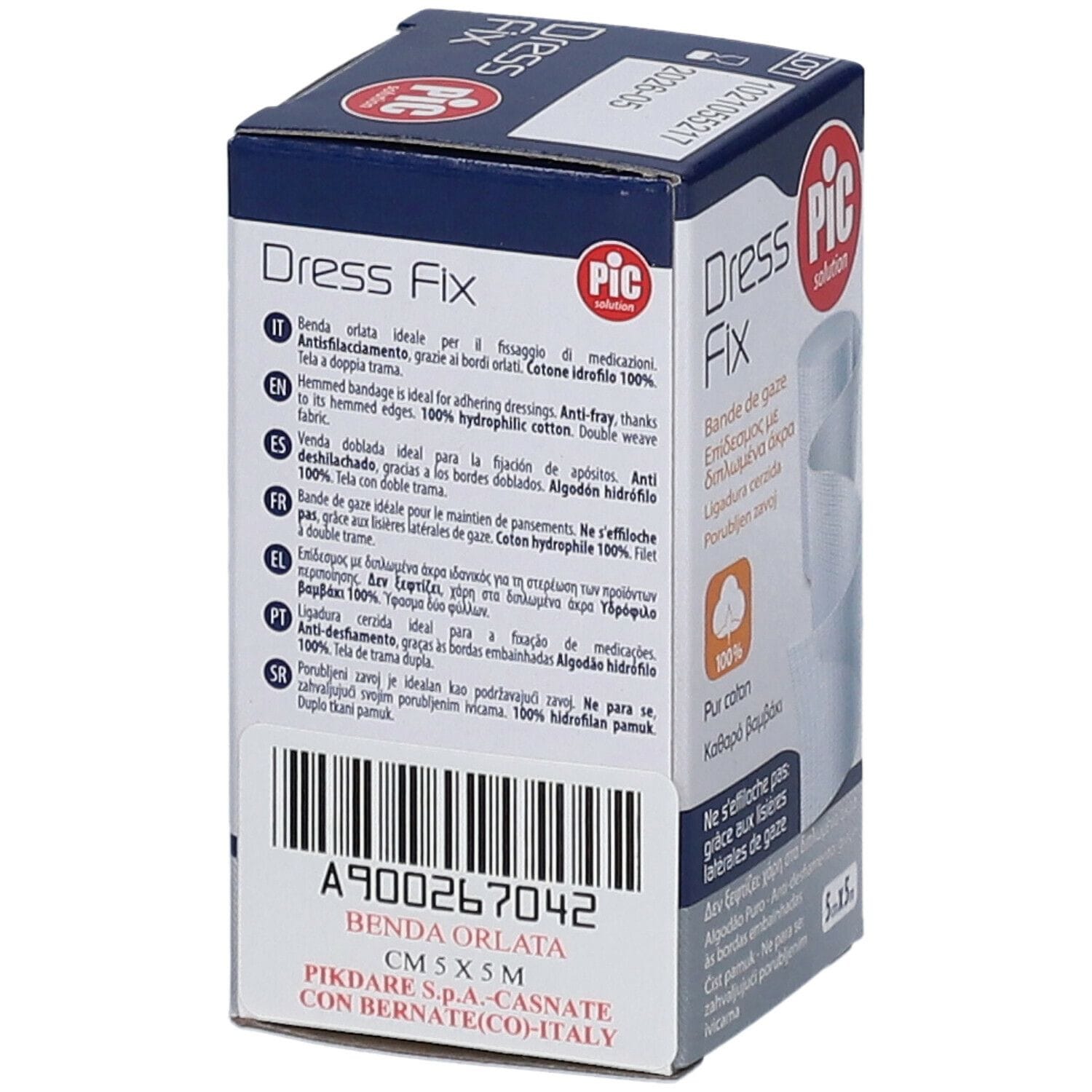 Benda Garza Idrofila Orlata PiC Dress Fix 5cm x 5m