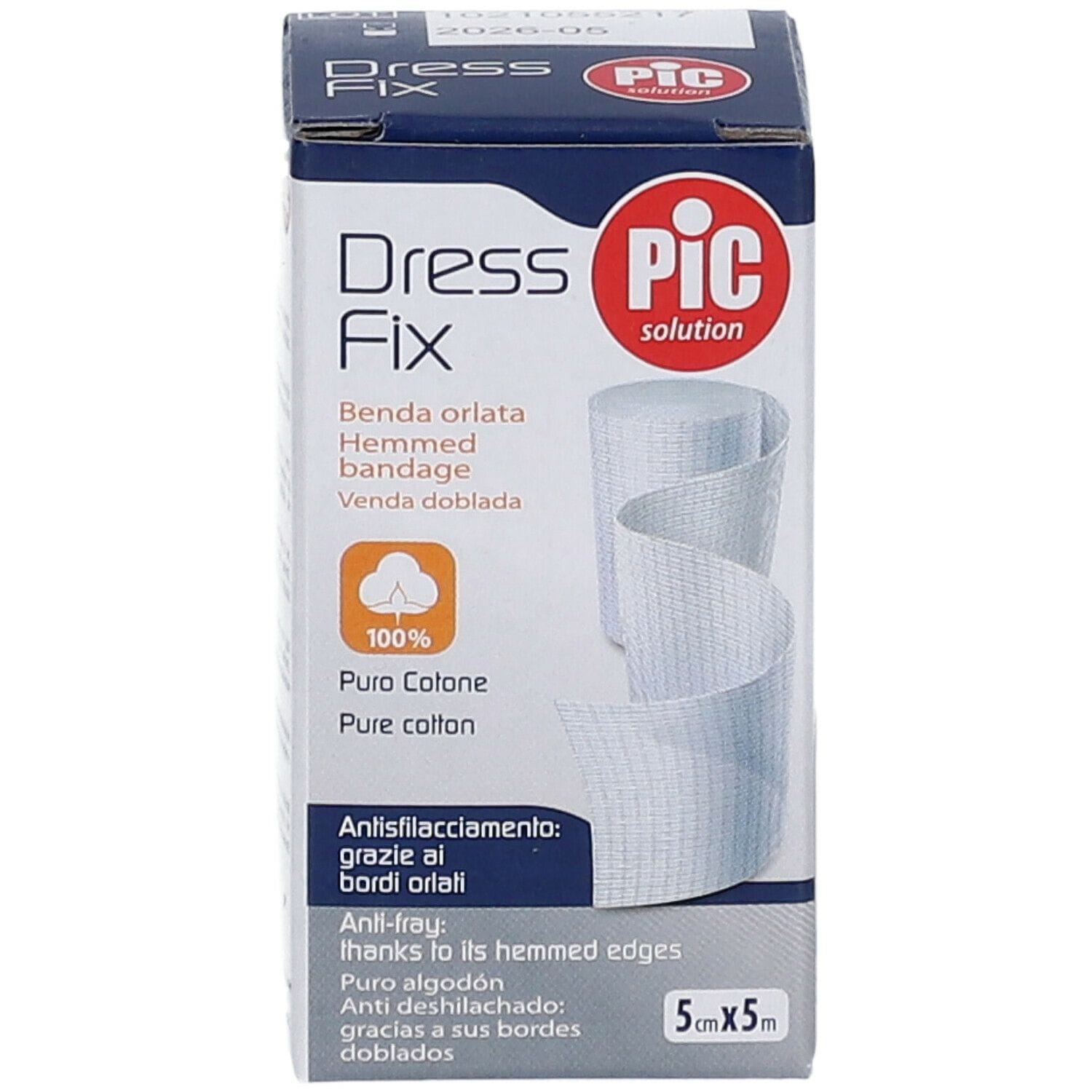 Benda Garza Idrofila Orlata PiC Dress Fix 5cm x 5m