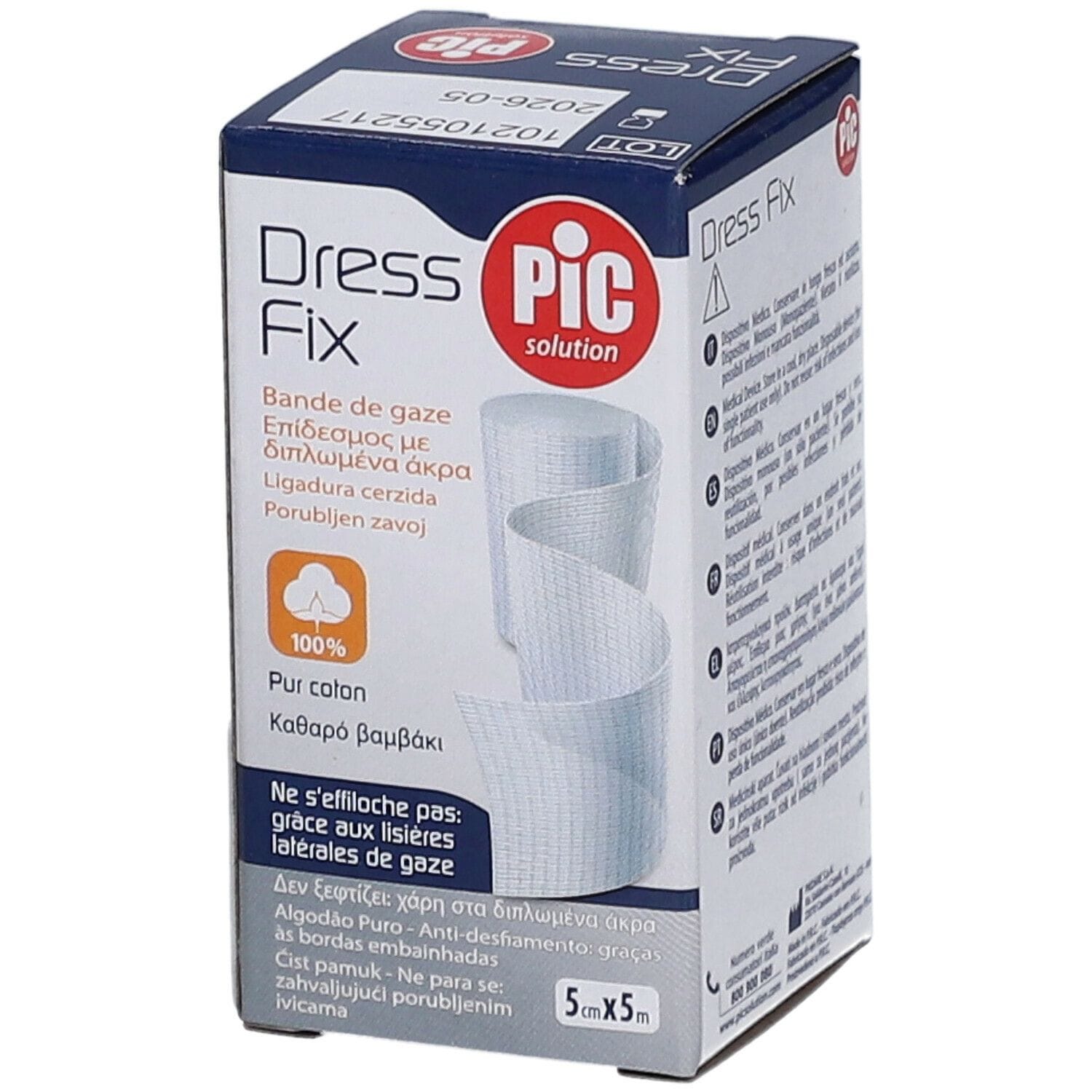 Benda Garza Idrofila Orlata PiC Dress Fix 5cm x 5m