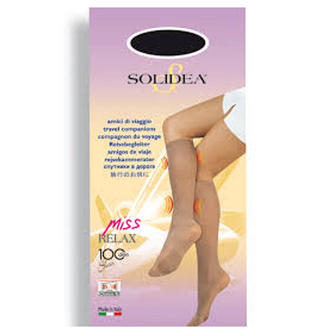 Miss Relax 100 Sheer Gambaletto Camel 1