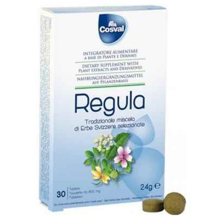 Regula Miscela Erbe Svizzere 30 Tavolette Da 800 Mg