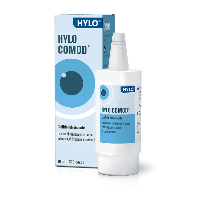Hylo Comod Gocce Oculari Ialuronato Di Sodio 0,1%  Flaconcino 10 Ml