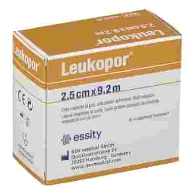 CEROTTO IN ROCCHETTO LEUKOPOR IPOALLERGENICO TESSUTO NON TESSUTO BIANCO 2,5X920 CM CON DISPENSER