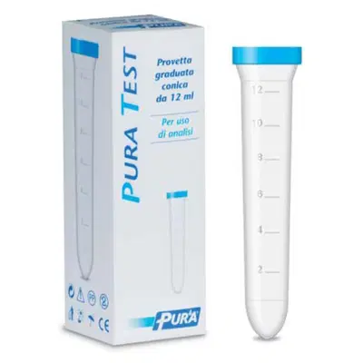 PROVETTA PER URINE PURA TEST GRADUATA CONICA 12 ML PROVETTA PER URINE PURA TEST GRADUATA CONICA 12 ML