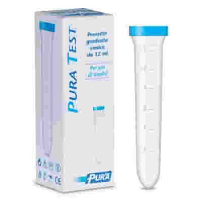 PROVETTA PER URINE PURA TEST GRADUATA CONICA 12 ML
