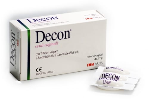 Ovuli Vaginali Decon per igiene intima, 10 ovuli
