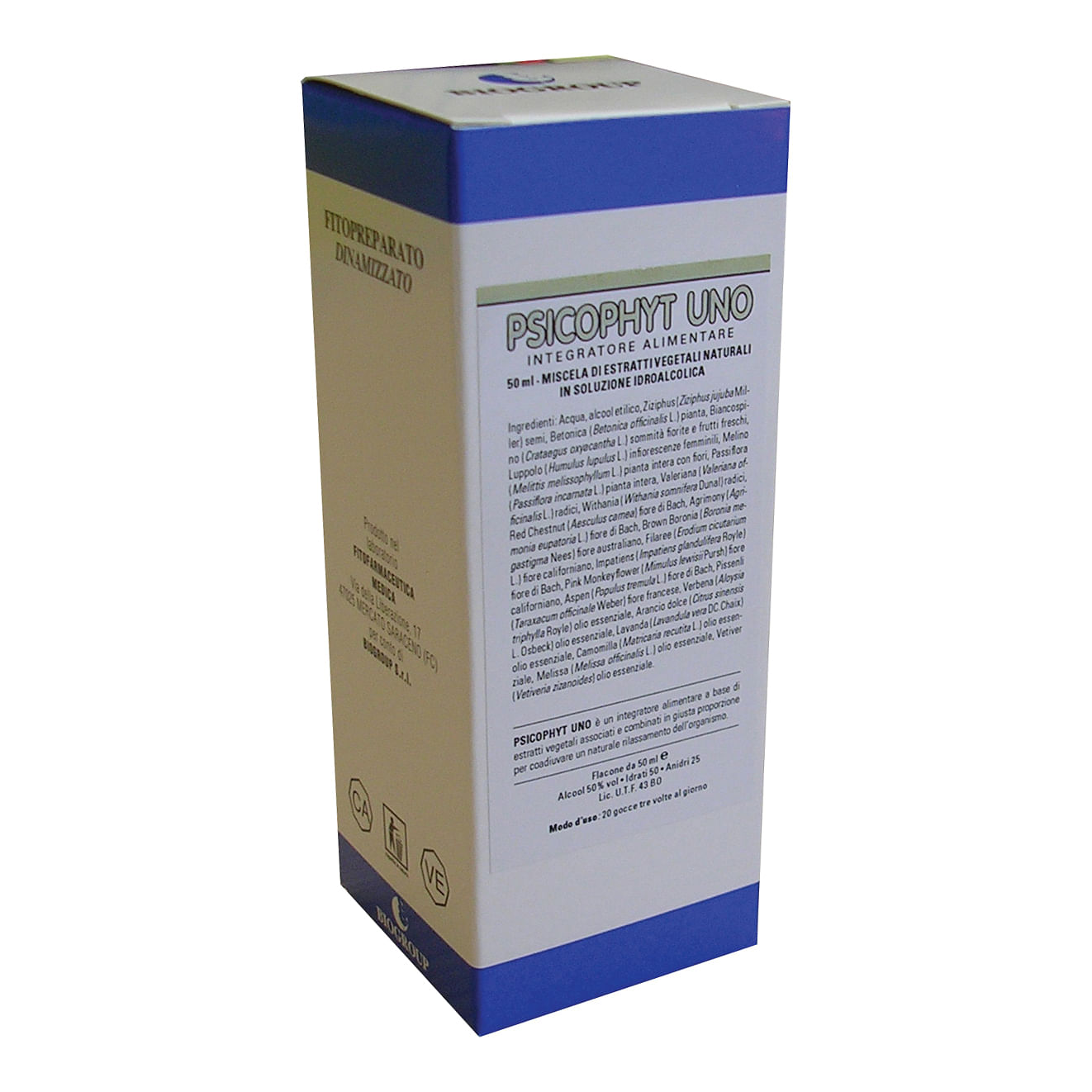 Psicophyt Uno Soluzione Alcolica 50 Ml