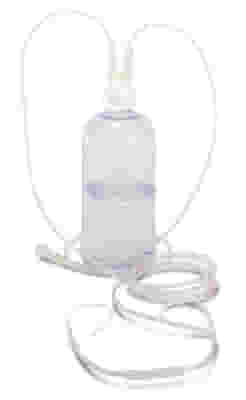 Kit completo per ossigenoterapia con gorgogliatore e occhiali