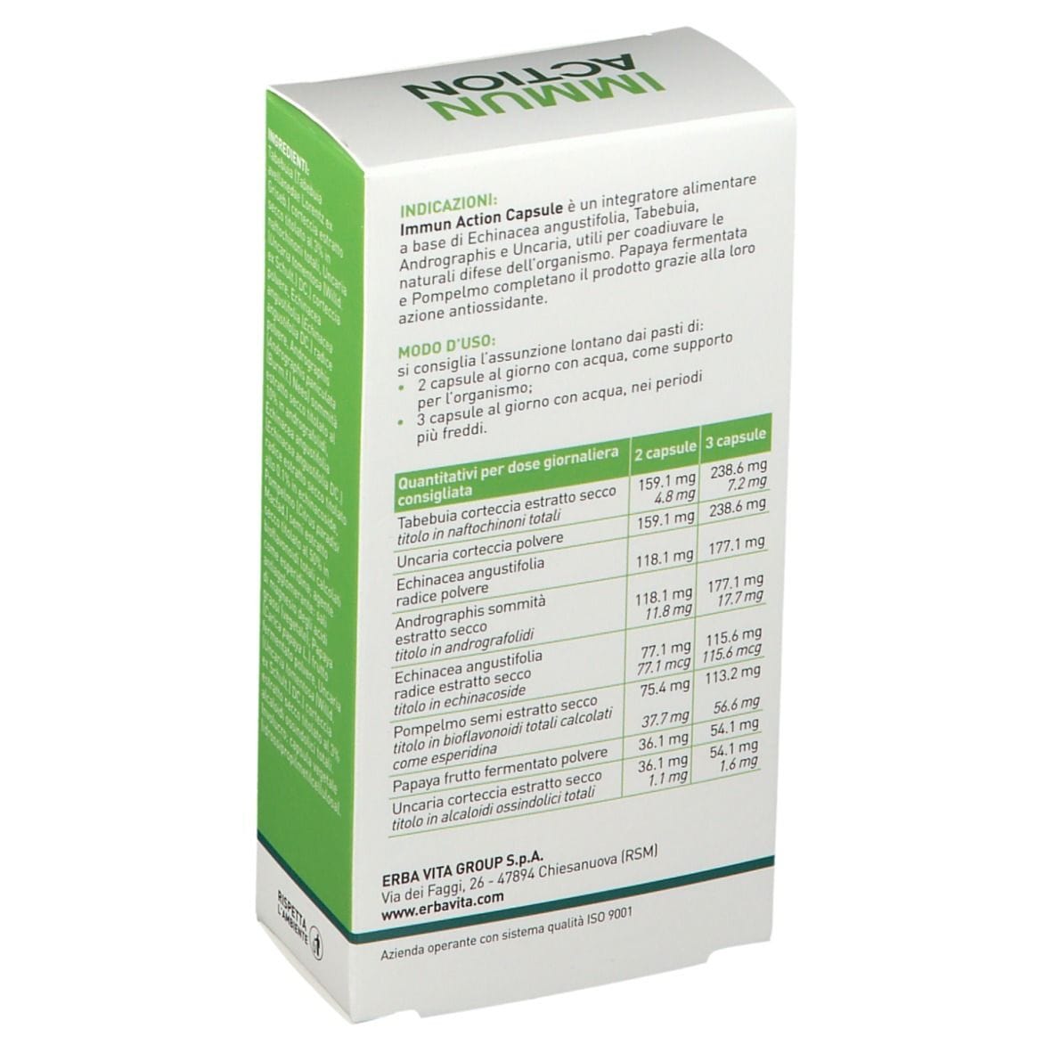 IMMUN ACTION NUOVO 60 CAPSULE