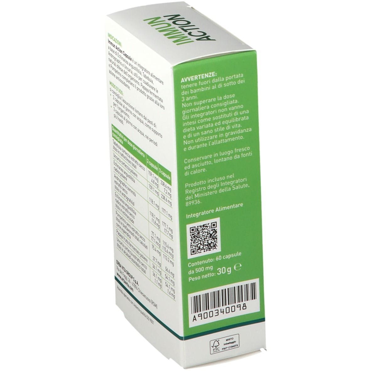 IMMUN ACTION NUOVO 60 CAPSULE