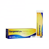 SARGENOR PLUS 14 COMPRESSE EFFERVESCENTI DA 4,5 G