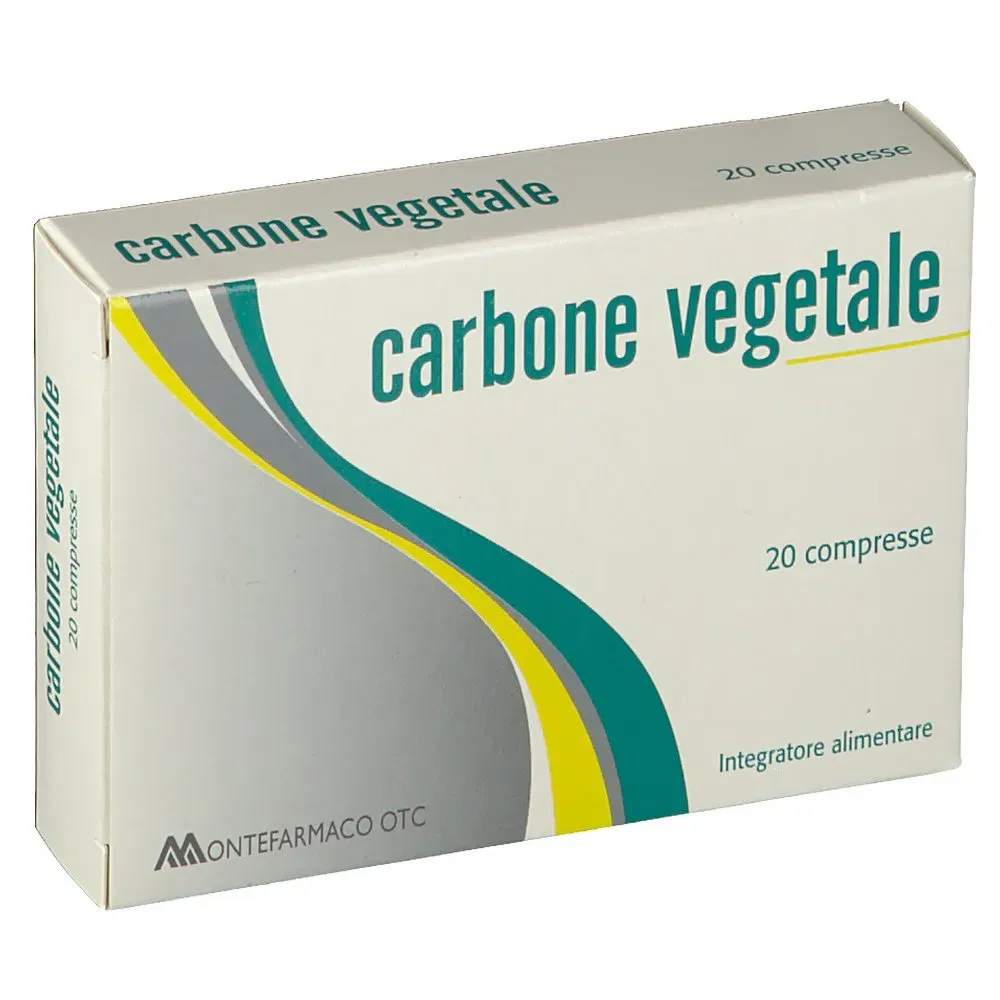 Integratore Carbone Vegetale 20 compresse per meteorismo