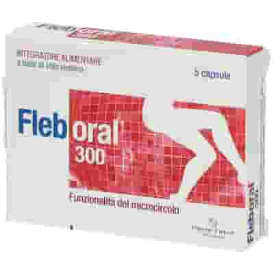 Integratore Fleboral 300 per il microcircolo, 5 capsule