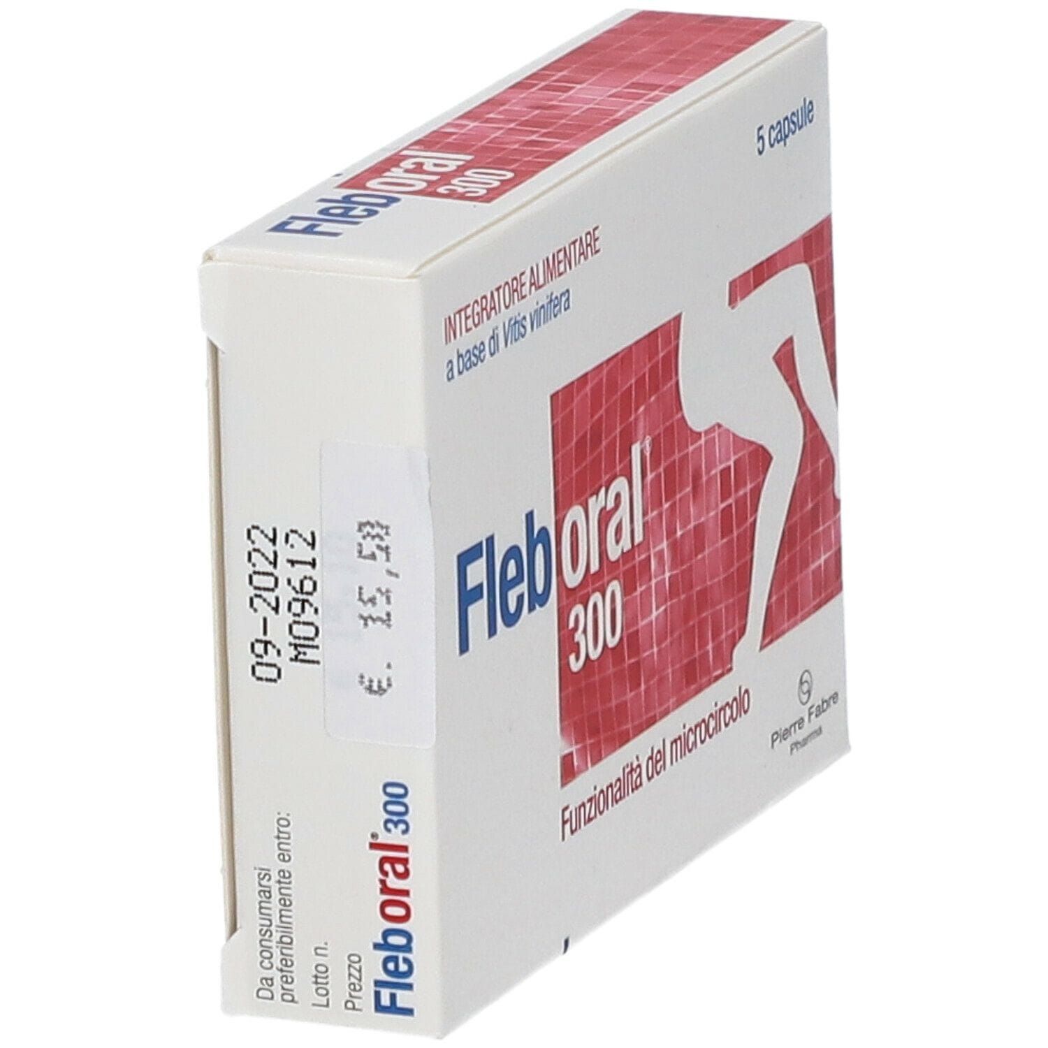 Integratore Fleboral 300 per il microcircolo, 5 capsule