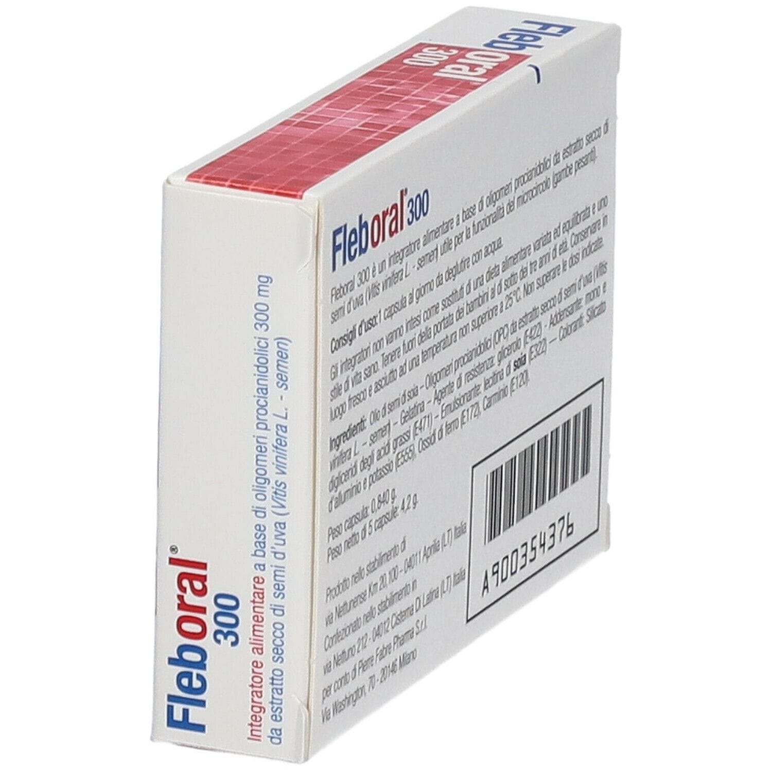 Integratore Fleboral 300 per il microcircolo, 5 capsule