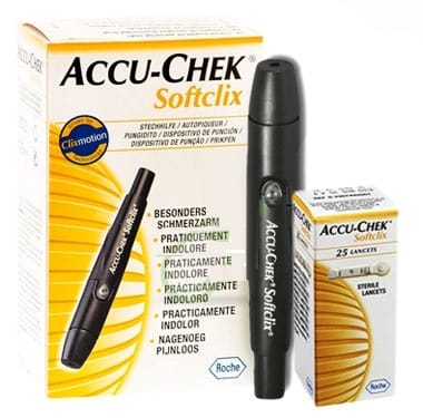 PENNA PUNGIDITO ACCU-CHEK SOFTCLIX + 25 LANCETTE SOFTCLIX + MANUALE DI UTILIZZO