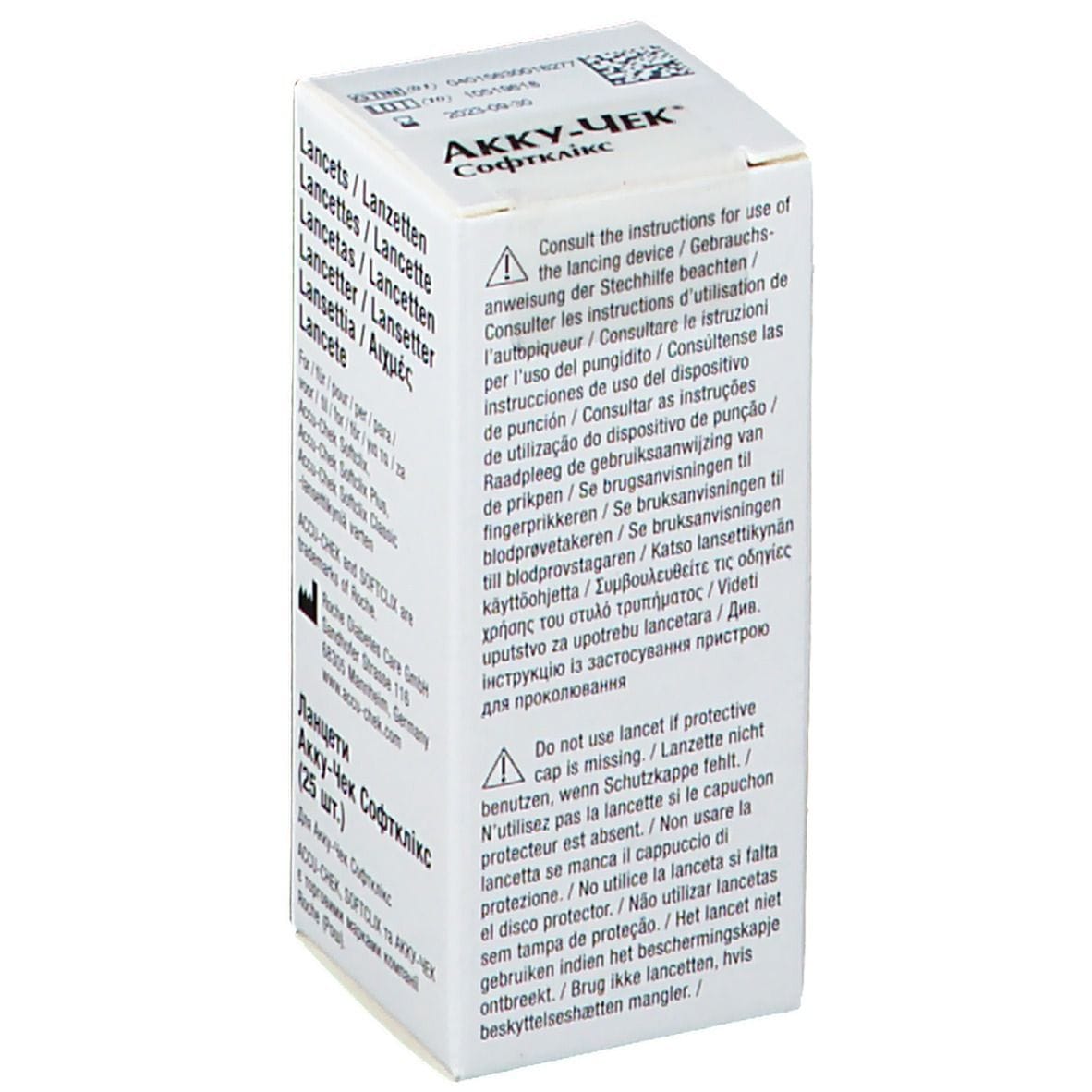 LANCETTE PUNGIDITO ACCU-CHEK SOFTCLIX 25 PEZZI