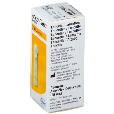 LANCETTE PUNGIDITO ACCU-CHEK SOFTCLIX 25 PEZZI LANCETTE PUNGIDITO ACCU-CHEK SOFTCLIX 25 PEZZI