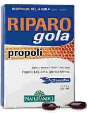 RIPARO GOLA PROPOLI 20 SOFTGEL MASTICABILI CON EDULCORANTE