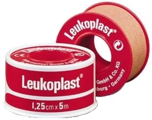 Cerotto Leukoplast Mutua in rocchetto 1,25x500cm per medicazioni