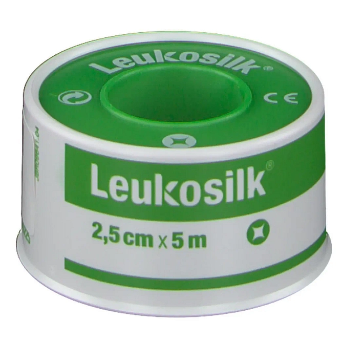 Cerotto Leukosilk Ipoallergenico 500 X2,5 Cm