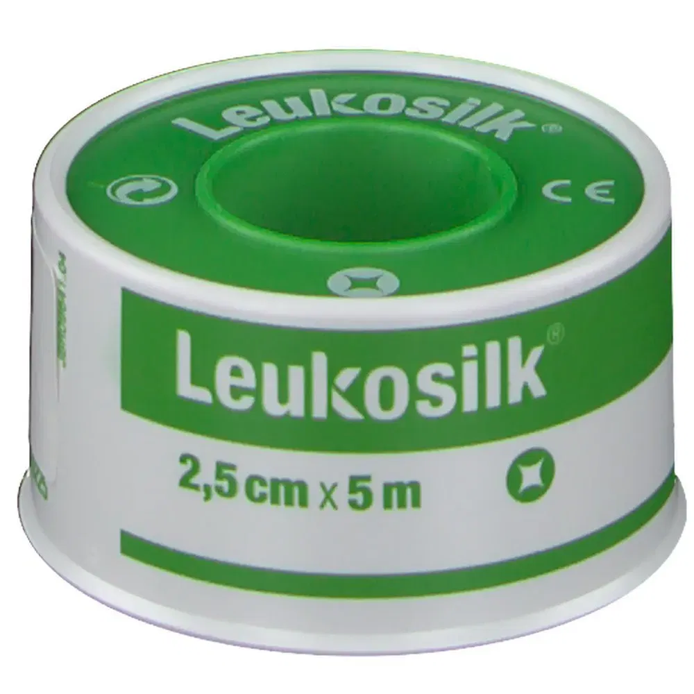 Cerotto ipoallergenico Leukosilk 2,5x500cm per cute sensibile