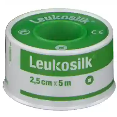 Cerotto ipoallergenico Leukosilk 2,5x500cm per cute sensibile