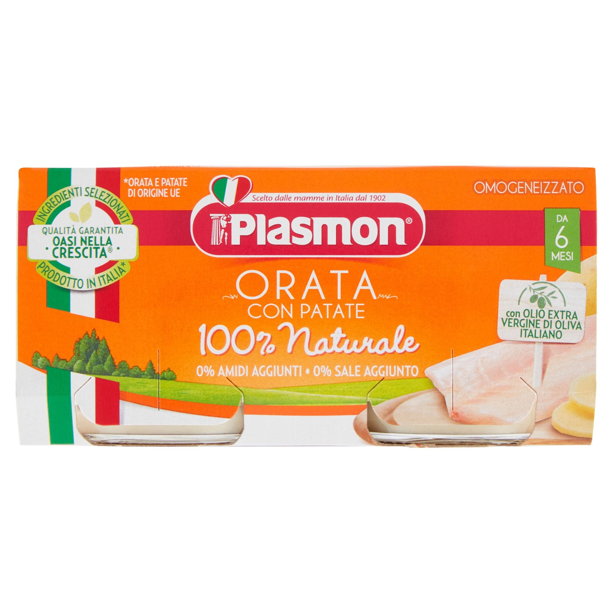 Plasmon Omogeneizzato Orata 80 G X 2 Pezzi