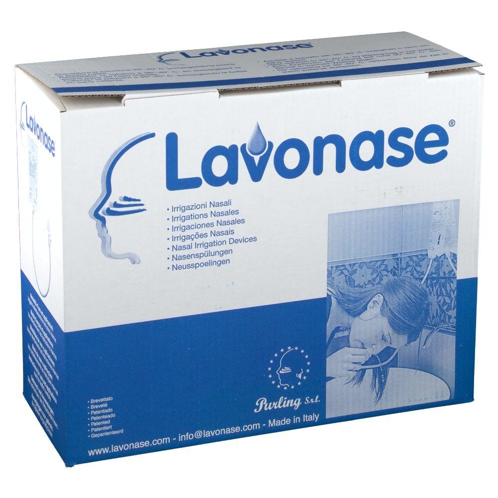 Lavonase dispositivo irrigazione nasale sterile 500ml, 5 pz