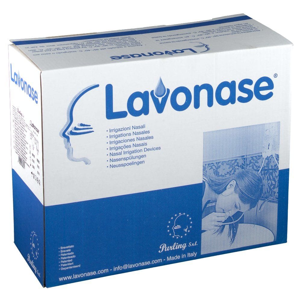 Lavonase dispositivo irrigazione nasale sterile 500ml, 5 pz
