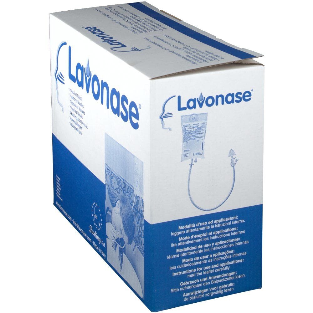 Lavonase dispositivo irrigazione nasale sterile 500ml, 5 pz