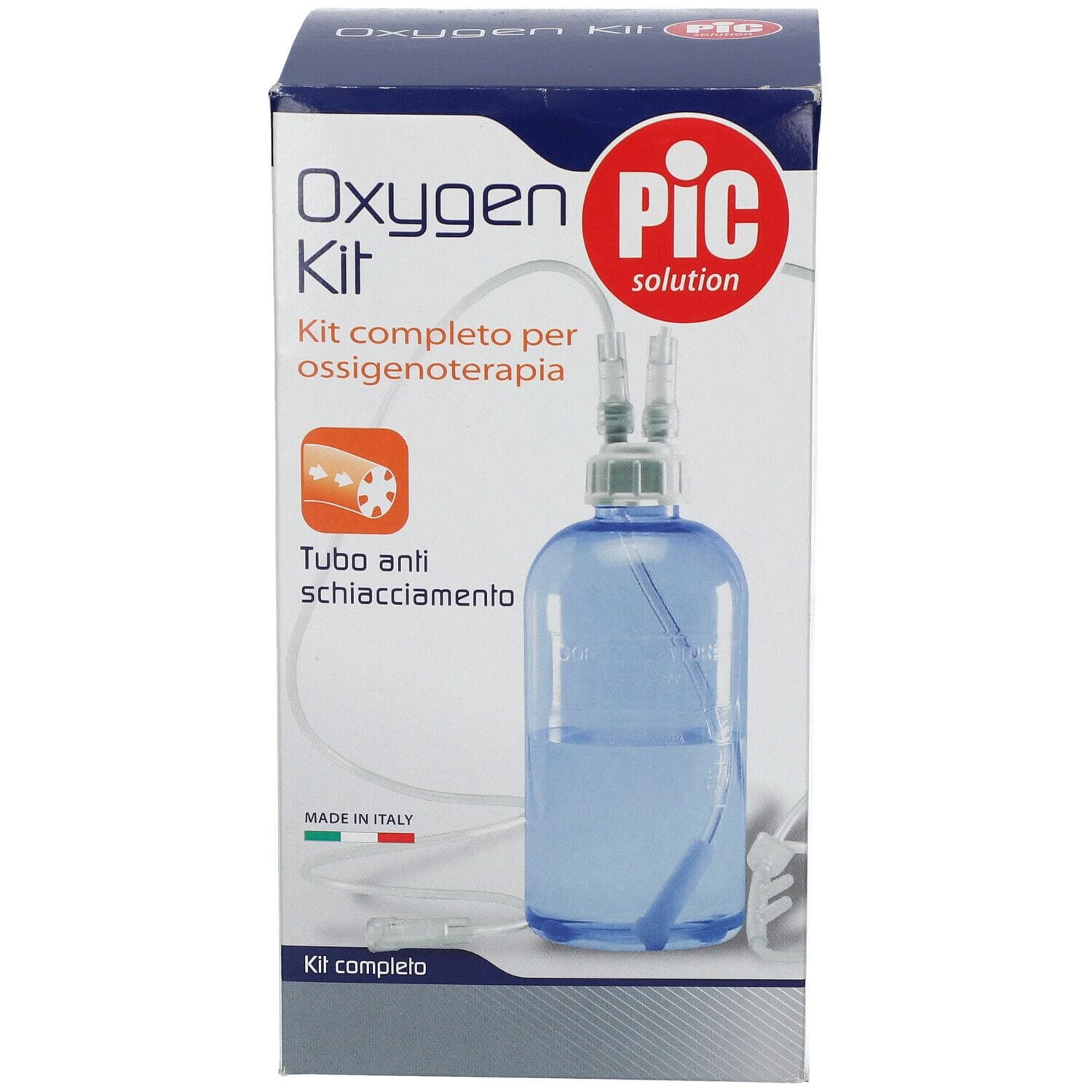 Kit per ossigenoterapia PIC con sonda nasale e umidificatore