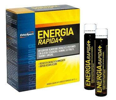 Ethicsport Energia Rapida+ 10 Flaconcini 25 Ml