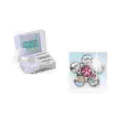Orecchini Inverness Fiore Crystal Rosa per foratura auricolare