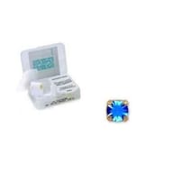 Orecchini Inverness Acquamarina 3mm per Foratura Auricolare